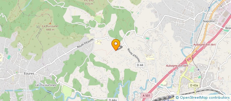 localisation de l'entreprise AMENAGEMENT TRAVAUX D'HABITATION à AUBAGNE