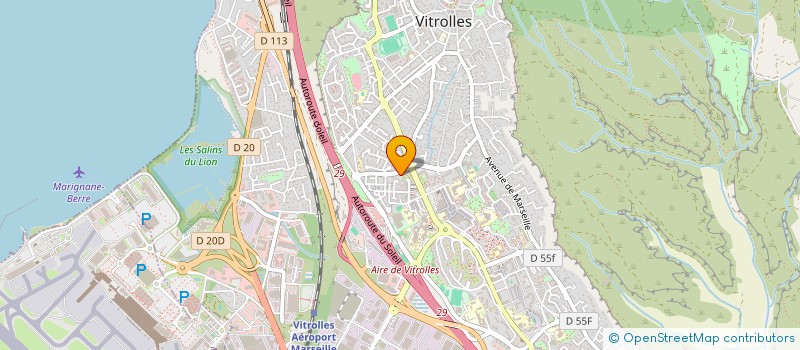 localisation de l'entreprise AMENAGEMENT TRAVAUX PAYSAGERS  VITROLLES