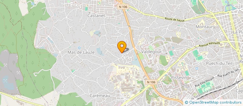 localisation de l'entreprise AMENAGEMENT URBAIN EN PIERRE NATURELLE  NIMES