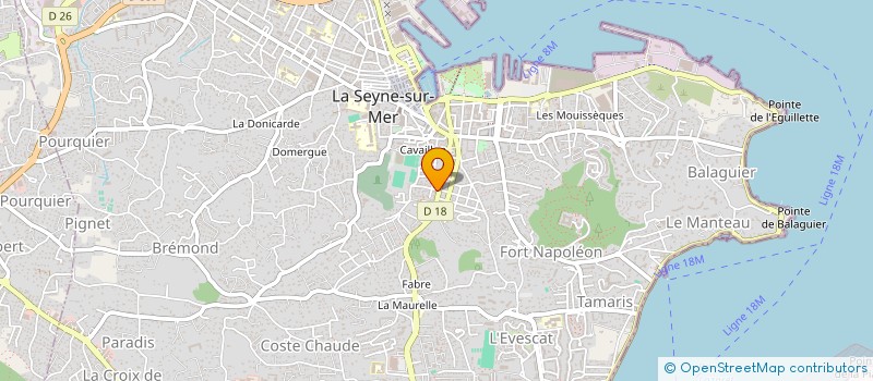 localisation de l'entreprise AMENAGEMENT URBANISME DEVELOPPEMENT ECON  LA SEYNE-SUR-MER