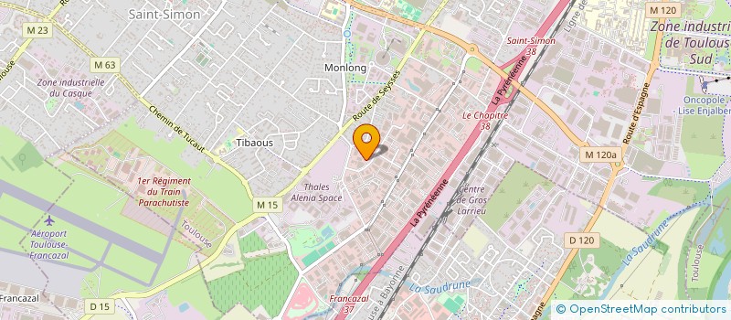 localisation de l'entreprise AMENAGEMENTS BENET CONNEXES  TOULOUSE