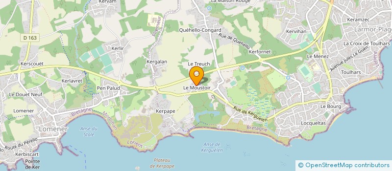 localisation de l'entreprise AMENAGEMENTS CANALISATIONS ENVIRONNEMENT à LARMOR-PLAGE