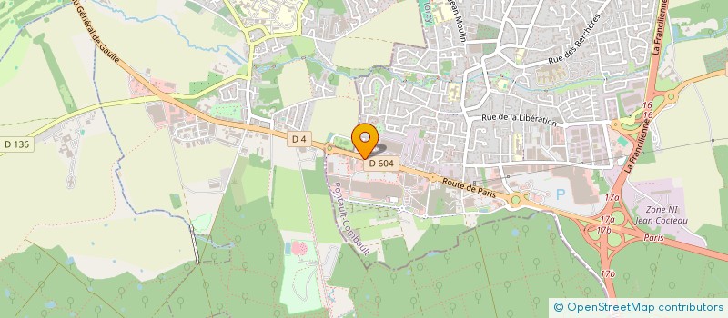 localisation de l'entreprise AMENAGEMENTS - DEPANNAGES - TRAVAUX à PONTAULT-COMBAULT