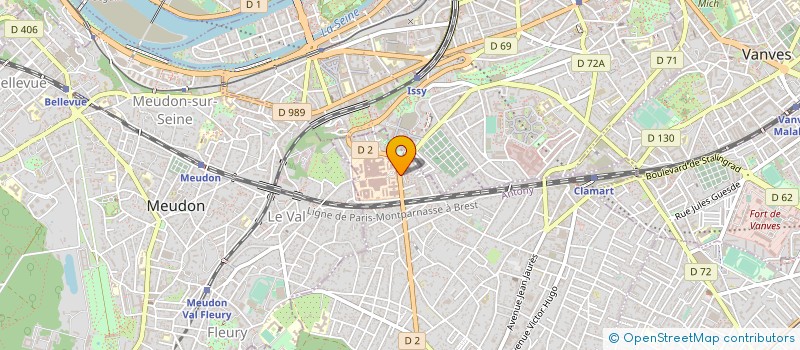 localisation de l'entreprise AMENAGEMENTS DES INTERIEURS ET ECONOMIES D'ENERGIE à CLAMART