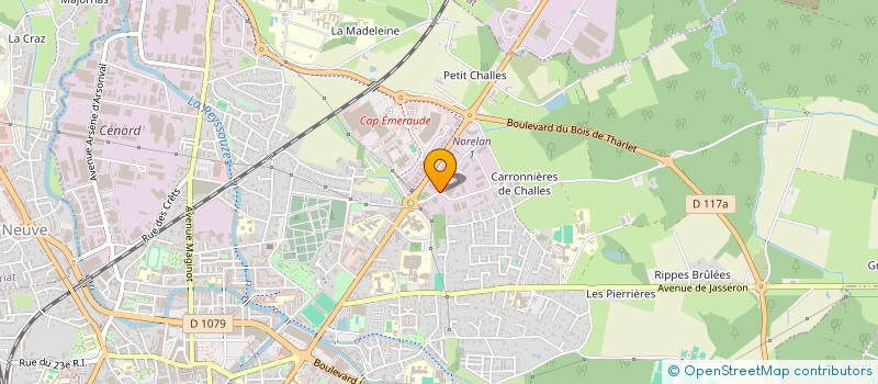 localisation de l'entreprise AMENAGEMENTS - DISTRIBUTIONS - REHABILITATIONS à BOURG-EN-BRESSE