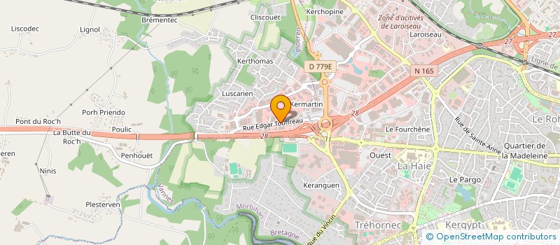 localisation de l'entreprise AMENAGEMENTS DRESSING VANNES à PLOEREN