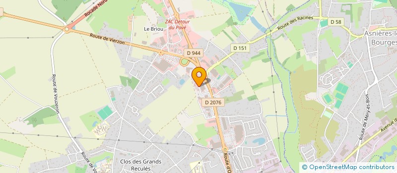 localisation de l'entreprise AMENAGEMENTS DU CHER à SAINT-DOULCHARD