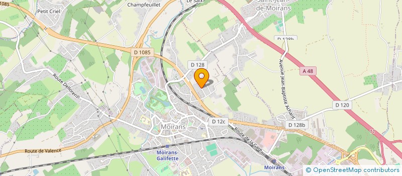 localisation de l'entreprise AMENAGEMENTS ET CREATIONS à MOIRANS