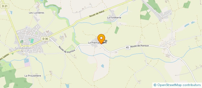 localisation de l'entreprise AMENAGEMENTS ET SERVICES  GROSBREUIL