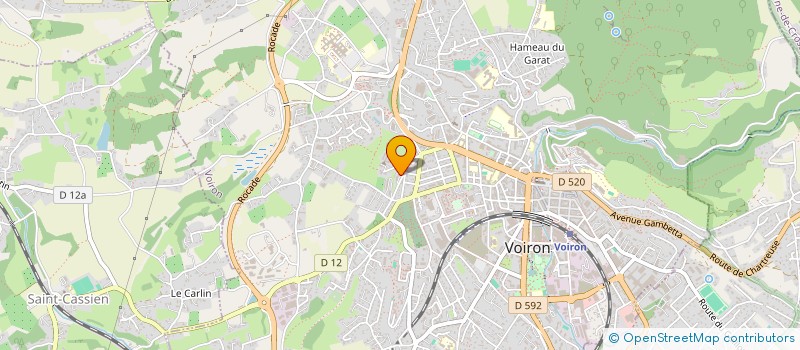 localisation de l'entreprise AMENAGEMENTS ET SERVICES HABITAT 38  VOIRON