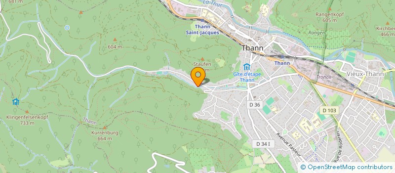 localisation de l'entreprise AMENAGEMENTS ET TRAVAUX TYRODE  THANN