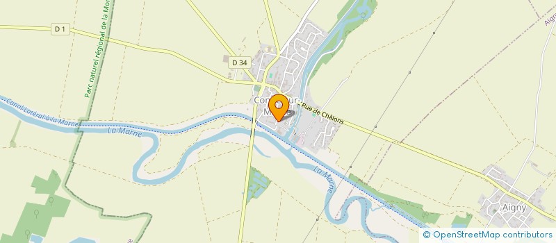 localisation de l'entreprise AMENAGEMENTS EXTERIEURS DE CHAMPAGNE  CONDE-SUR-MARNE