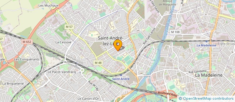 localisation de l'entreprise AMENAGEMENTS FERMETURES TERRASSES à SAINT-ANDRE-LEZ-LILLE