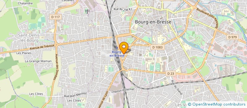 localisation de l'entreprise AMENAGEMENTS FONCIERS DE L'AIN à BOURG-EN-BRESSE