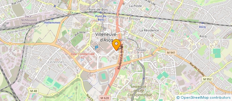 localisation de l'entreprise AMENAGEMENTS-GESTION-FINANCEMENTS  VILLENEUVE-D'ASCQ