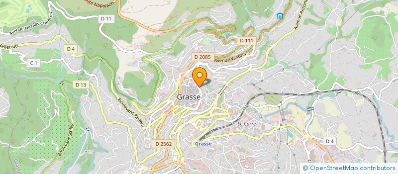 localisation de l'entreprise AMENAGEMENTS MACONNERIE GENERALE à GRASSE