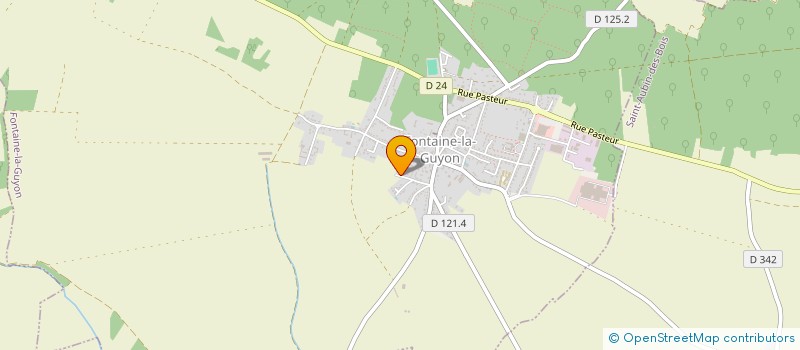 localisation de l'entreprise AMENAGEMENTS MAGASINS SERRURERIE à FONTAINE-LA-GUYON