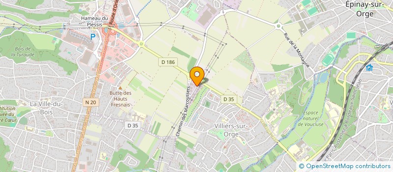 localisation de l'entreprise AMENAGEMENTS RENOVATIONS ET DECORATIONS INTERIEURES à VILLIERS-SUR-ORGE