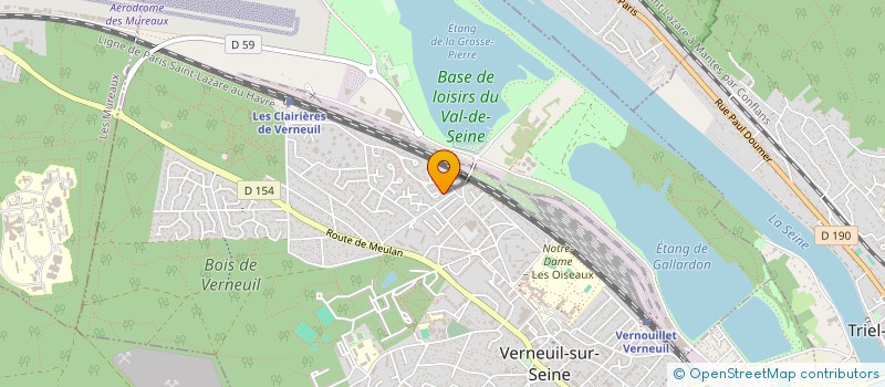 localisation de l'entreprise AMENAGEMENTS & RENOVATIONS GOMES  VERNEUIL-SUR-SEINE