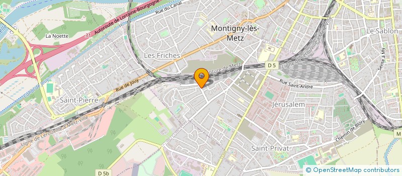 localisation de l'entreprise AMENAGEMENTS-SERVICES à MONTIGNY-LES-METZ