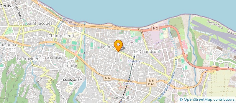 localisation de l'entreprise AMENAGEMENTS SERVICES ET CONSTRUCTIONS  SAINT-DENIS