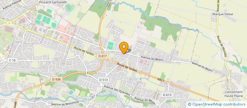 localisation de l'entreprise AMENAGEMENTS TERRAINS ET CONSTRUCTIONS IMMOBILIERES  IDRON