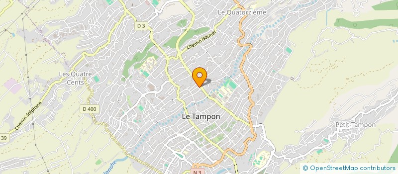 localisation de l'entreprise AMENAGEMENTS URBAINS ET ROUTIERS à LE TAMPON