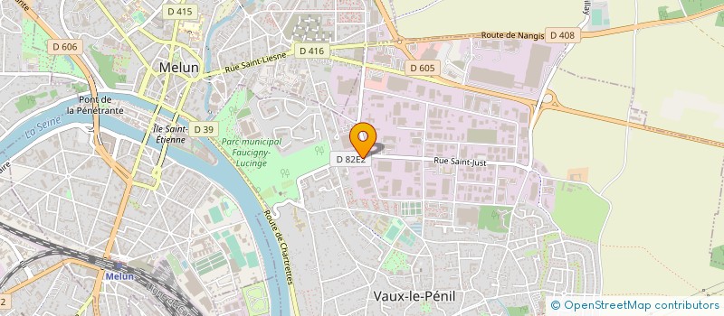 localisation de l'entreprise AMENAGER ET BATIR à VAUX-LE-PENIL