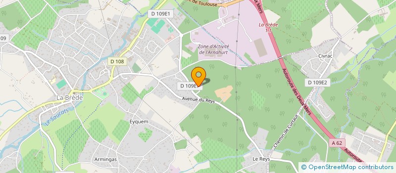 localisation de l'entreprise AMENAGER ET CONSTRUIRE EN BOIS  MONTGAILLARD-EN-ALBRET