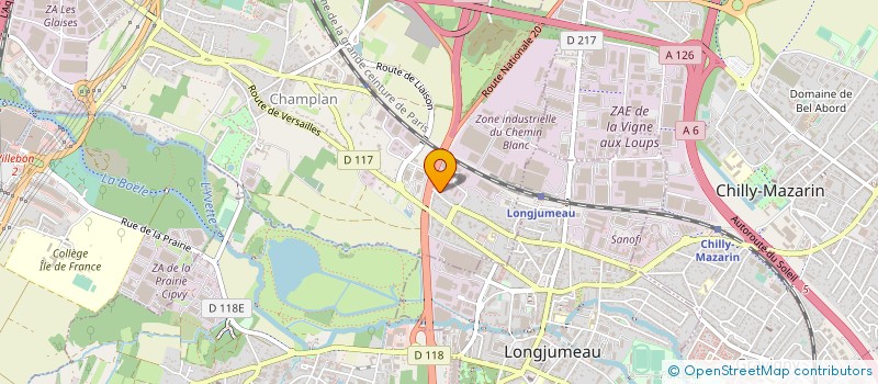 localisation de l'entreprise AMENAGEUR BATISSEUR CREATEUR DECORATEUR à CHAMPLAN