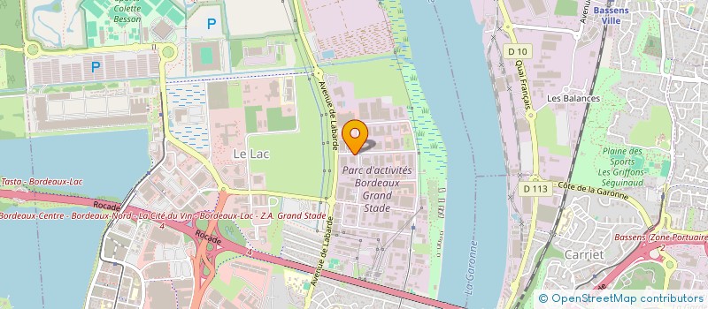 localisation de l'entreprise AMENAGEURS BORDELAIS à BORDEAUX