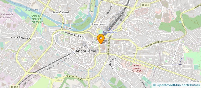 localisation de l'entreprise AMENAGEURS CHARENTAIS à ANGOULEME