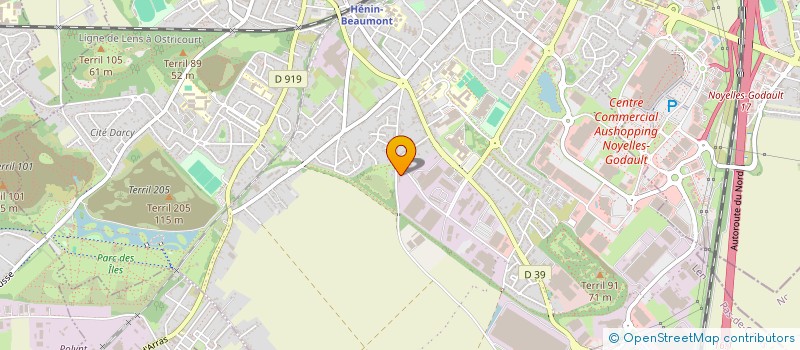 localisation de l'entreprise AMENALIA  HENIN-BEAUMONT