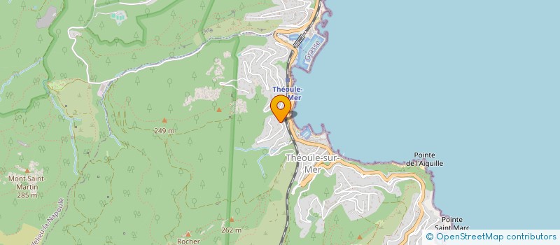 localisation de l'entreprise AMENDA AVORIAZ SARL  THEOULE-SUR-MER