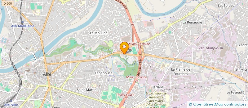 localisation de l'entreprise AMENDONNE à ALBI