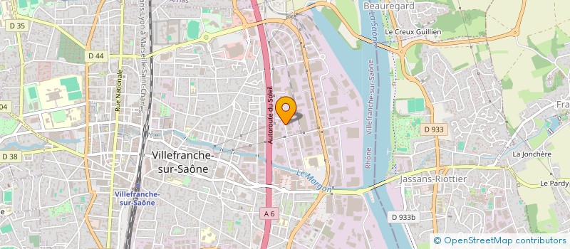 localisation de l'entreprise AMENEO à VILLEFRANCHE-SUR-SAONE