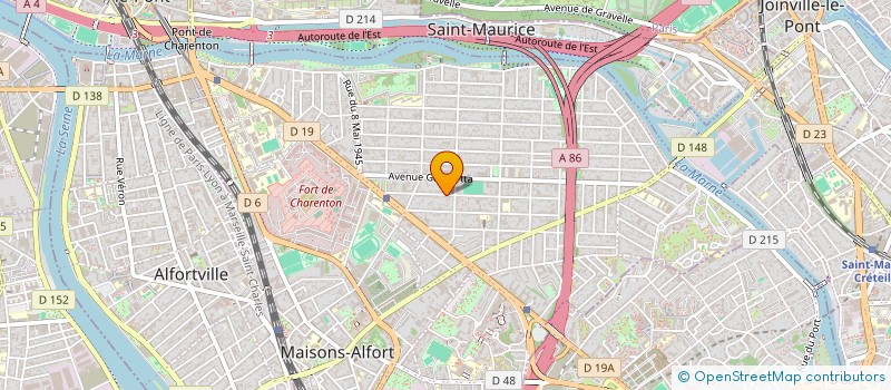 localisation de l'entreprise AMENICE à MAISONS-ALFORT