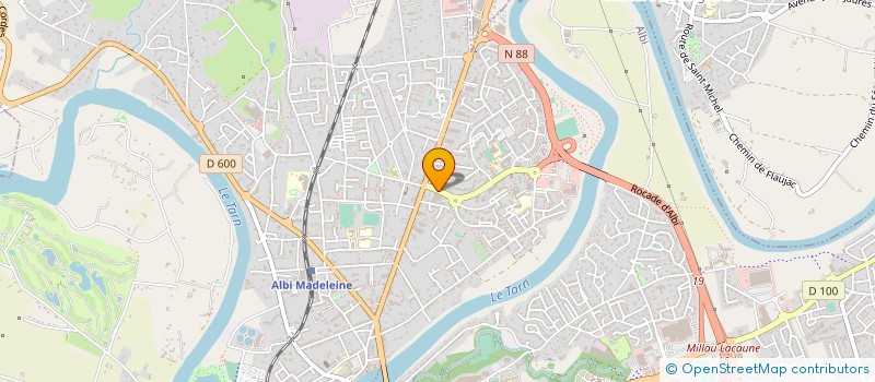 localisation de l'entreprise AMENIRO à ALBI