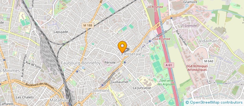 localisation de l'entreprise AMENIS à TOULOUSE
