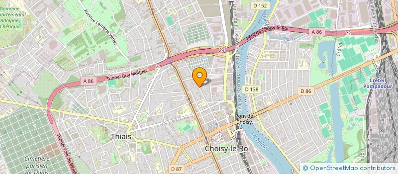 localisation de l'entreprise AMENOPHIS à CHOISY-LE-ROI