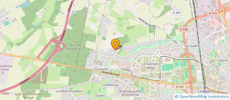 localisation de l'entreprise AMENYK47  LE MANS