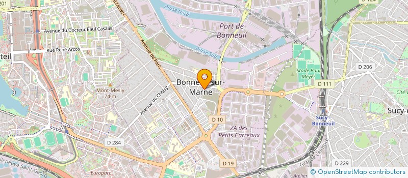 localisation de l'entreprise AMENZO  BONNEUIL-SUR-MARNE