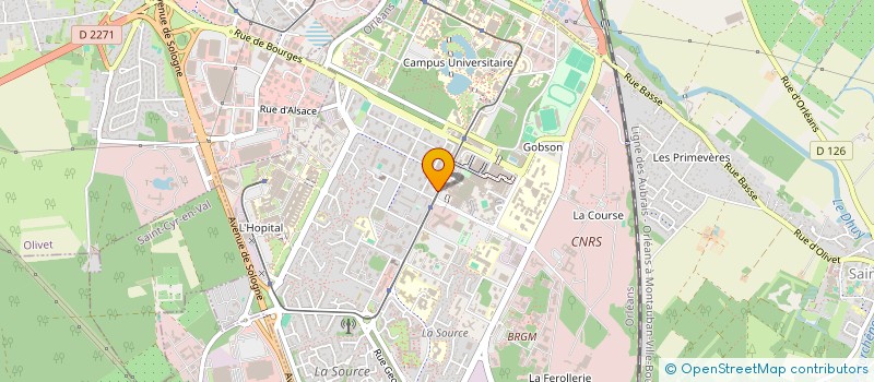localisation de l'entreprise AMENZOU BILAL à ORLEANS