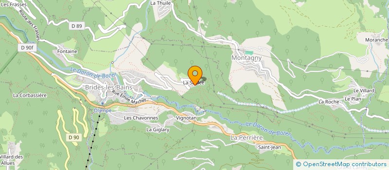 localisation de l'entreprise AMEO  BRIDES-LES-BAINS