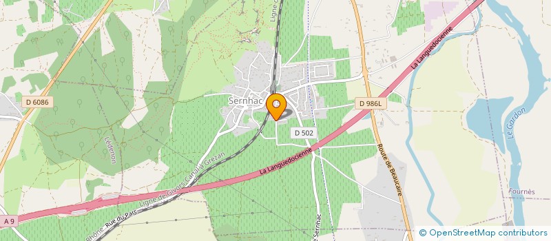 localisation de l'entreprise AMEO  SERNHAC