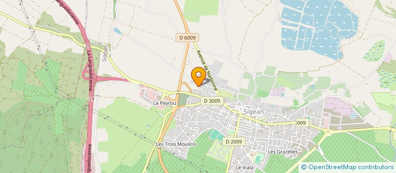 localisation de l'entreprise AMEOR  SIGEAN