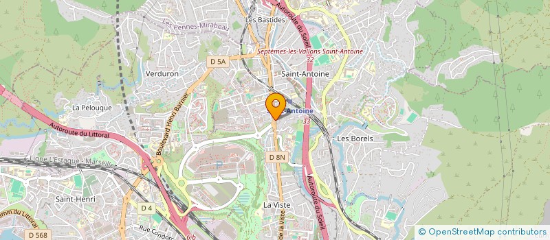 localisation de l'entreprise AMEP à MARSEILLE