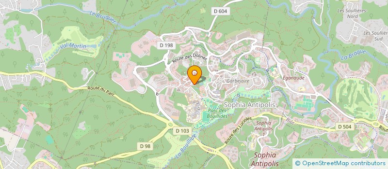 localisation de l'entreprise AMEP-AZUR à VALBONNE