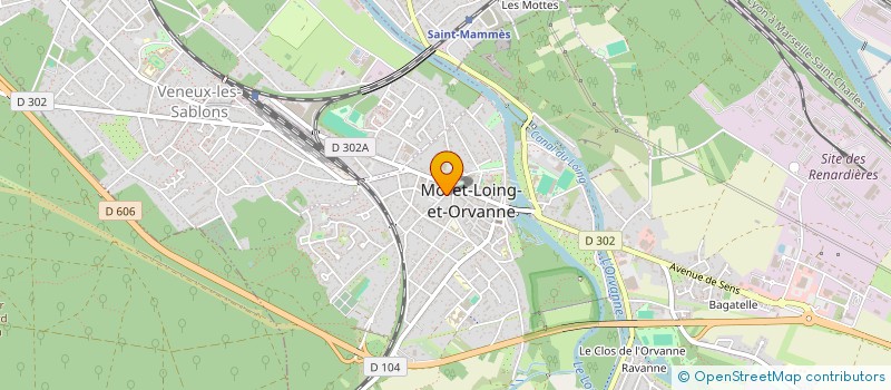 localisation de l'entreprise AMEPSIS  MORET-LOING-ET-ORVANNE