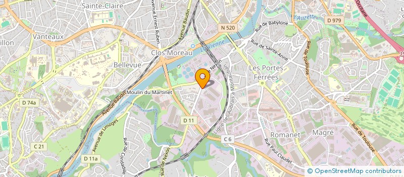 localisation de l'entreprise AMEPT LIMOUSIN ASSOCIATION MIEUX ETRE POUR TOUS LIMOUSIN à AUREIL